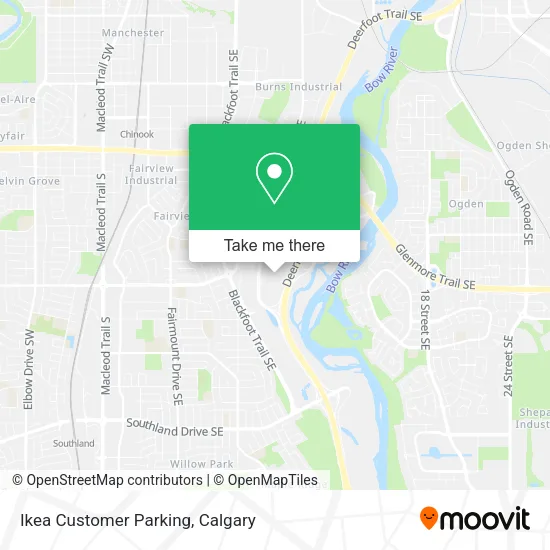 Ikea Customer Parking map