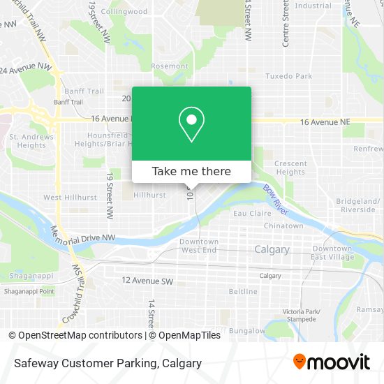 Safeway Customer Parking plan