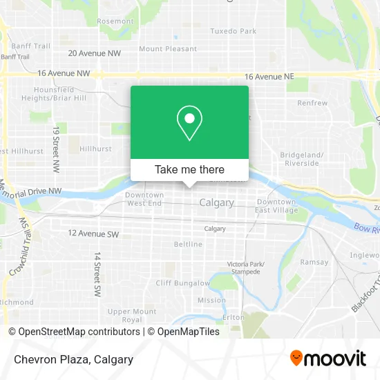 Chevron Plaza map