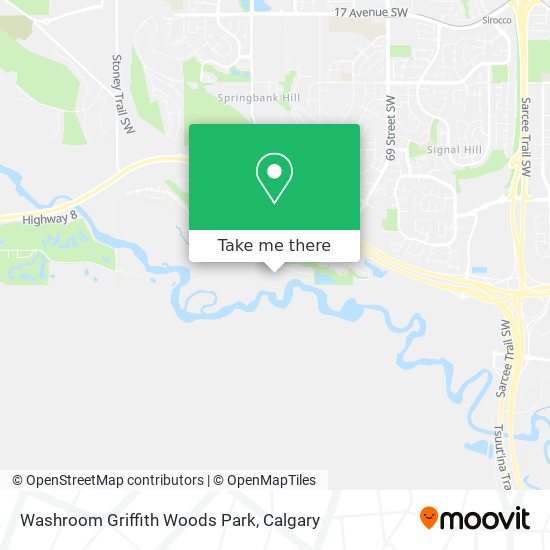 Washroom Griffith Woods Park plan