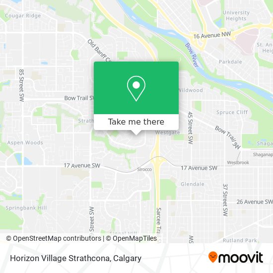 Horizon Village Strathcona map