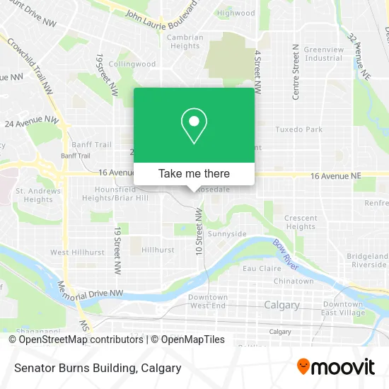 Senator Burns Building map