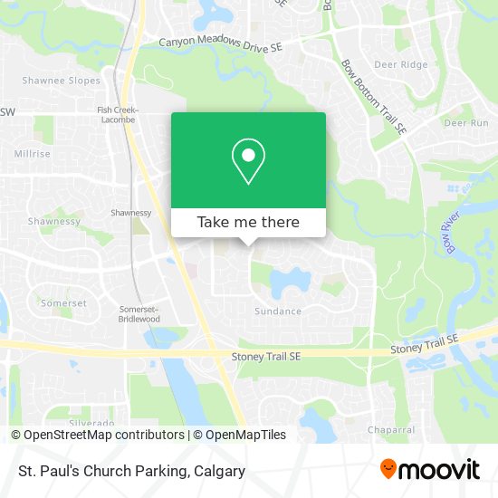 St. Paul's Church Parking map