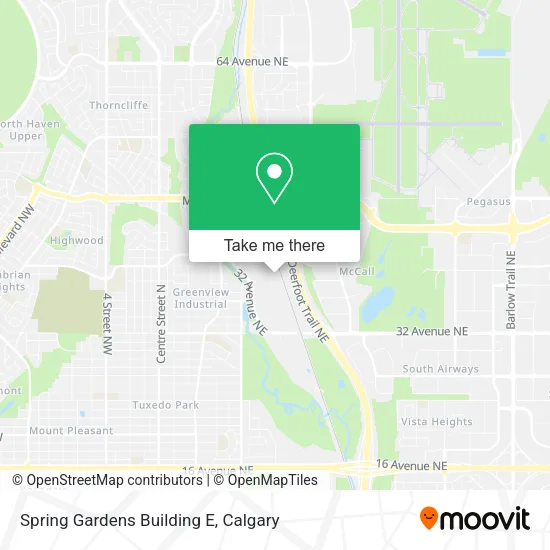 Spring Gardens Building E map