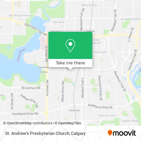 St. Andrew's Presbyterian Church map