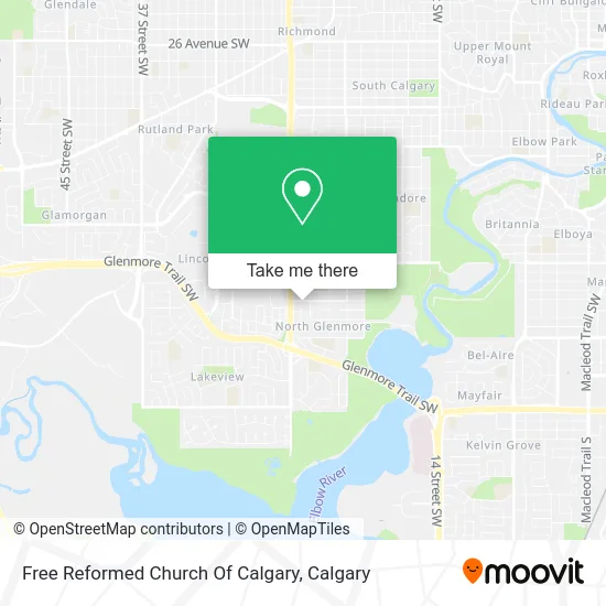 Free Reformed Church Of Calgary map