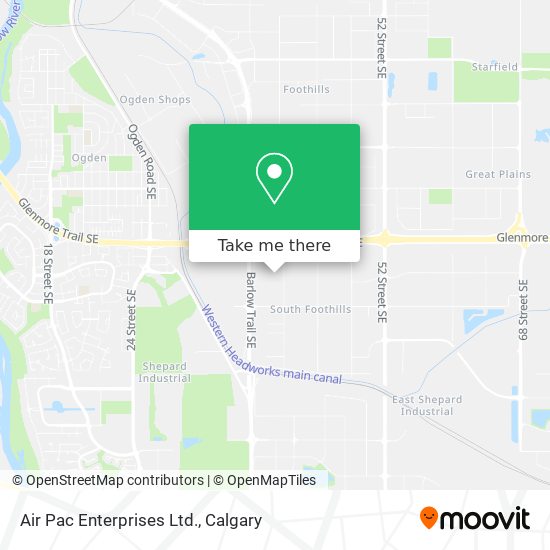 Air Pac Enterprises Ltd. map