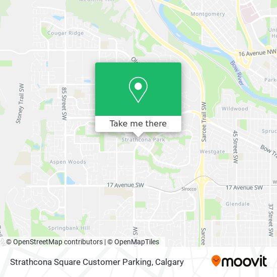 Strathcona Square Customer Parking map