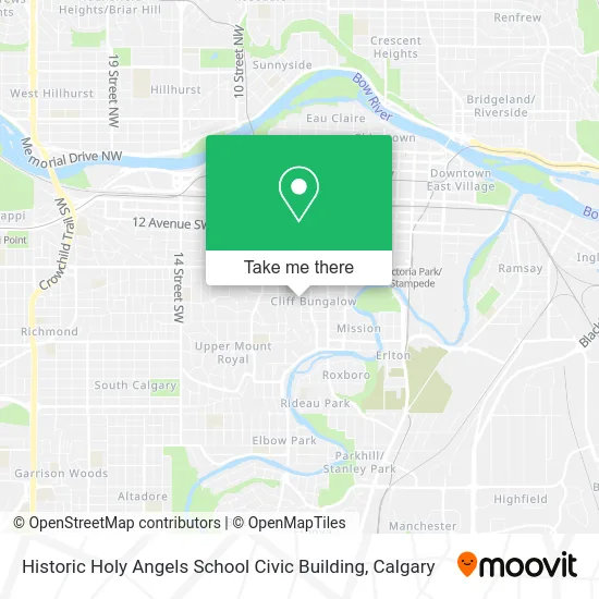 Historic Holy Angels School Civic Building map