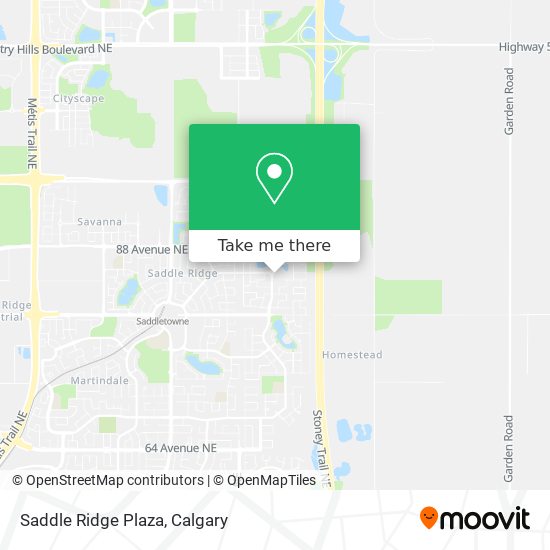 Saddle Ridge Plaza plan