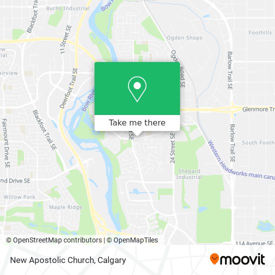 New Apostolic Church map