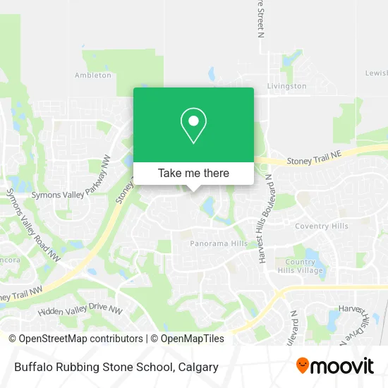 Buffalo Rubbing Stone School plan