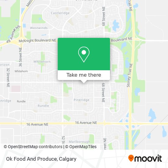 Ok Food And Produce map