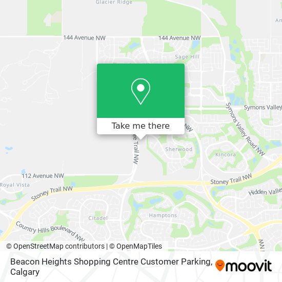 Beacon Heights Shopping Centre Customer Parking map