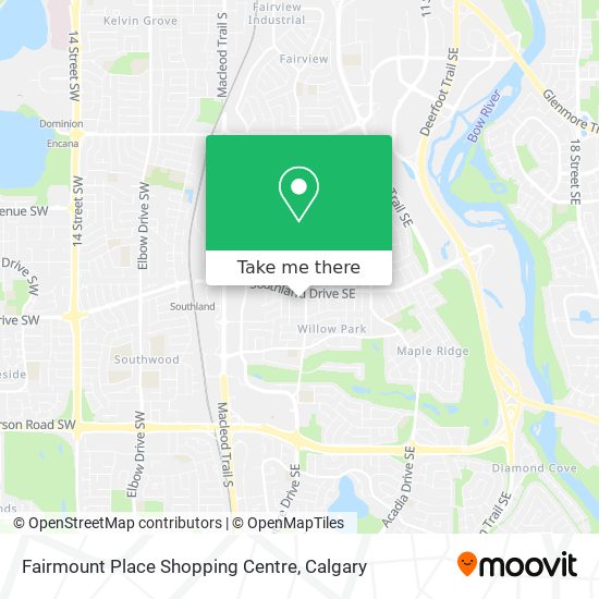 Fairmount Place Shopping Centre map