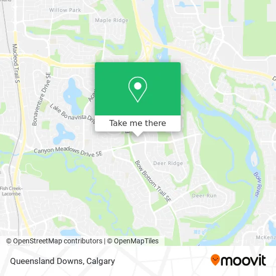 Queensland Downs map