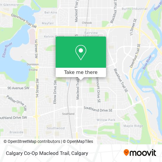 Calgary Co-Op Macleod Trail plan