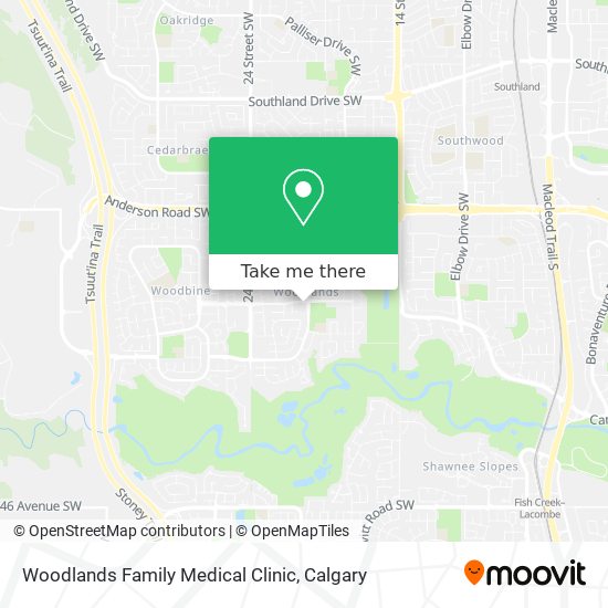 Woodlands Family Medical Clinic map