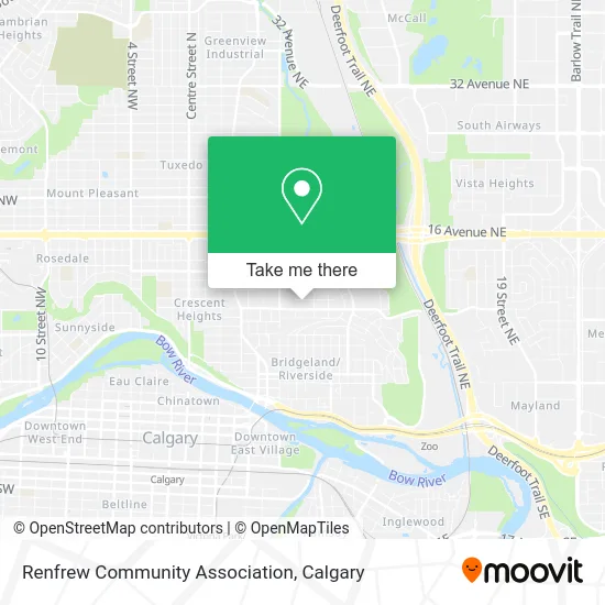 Renfrew Community Association map