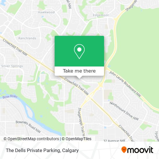 The Dells Private Parking plan