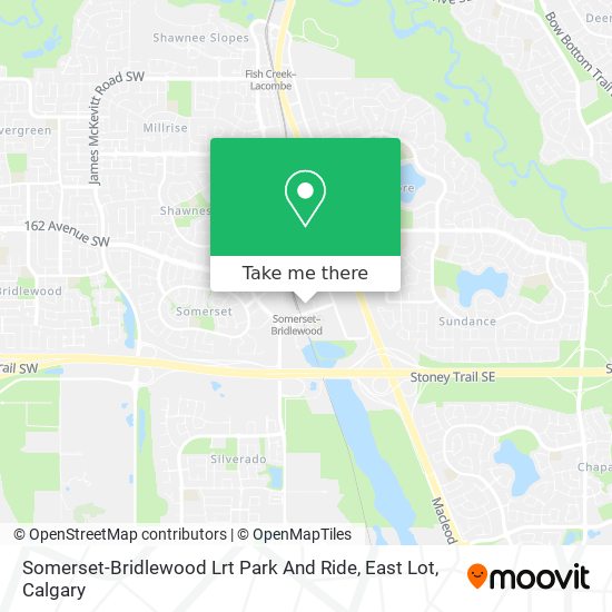 Somerset-Bridlewood Lrt Park And Ride, East Lot map