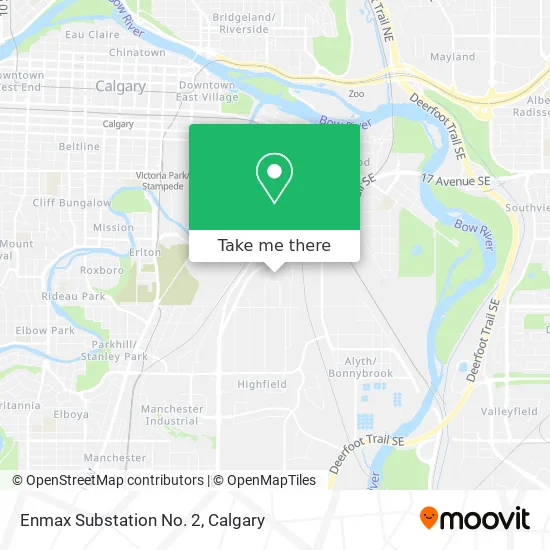 Enmax Substation No. 2 map