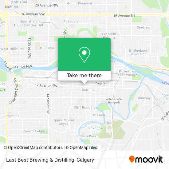 Last Best Brewing & Distilling map