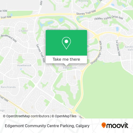 Edgemont Community Centre Parking map