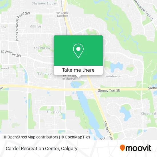 Cardel Recreation Center map
