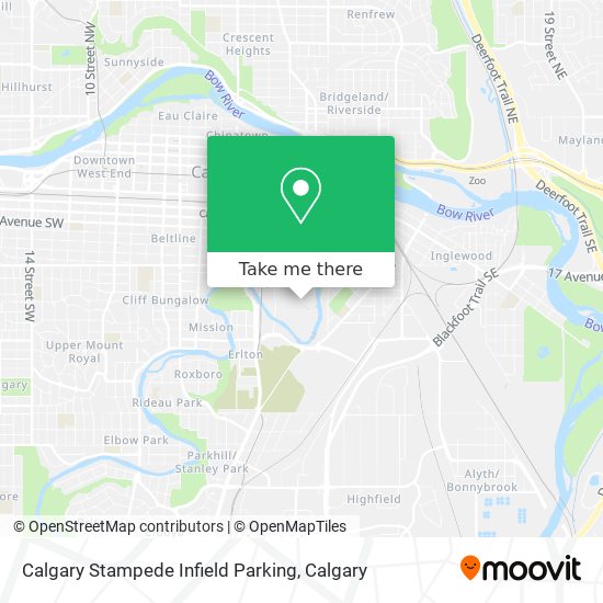 Calgary Stampede Infield Parking plan