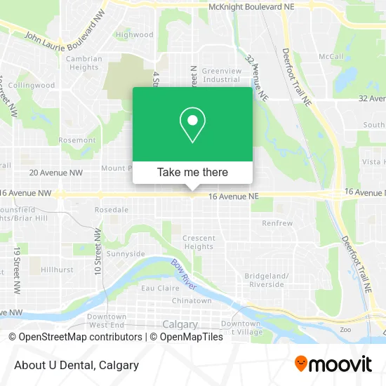 About U Dental map