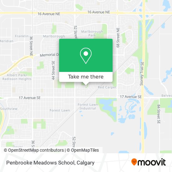 Penbrooke Meadows School map