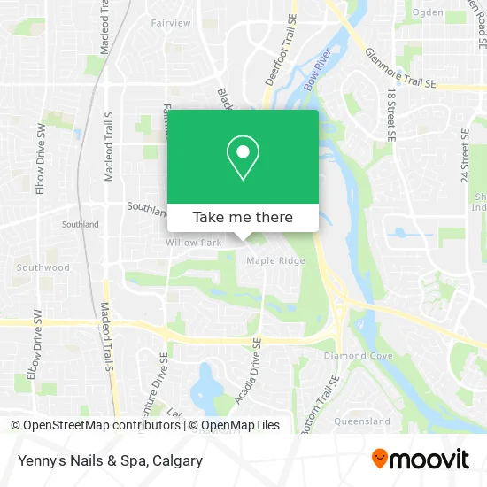 Yenny's Nails & Spa map