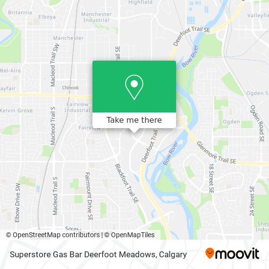 Superstore Gas Bar Deerfoot Meadows plan