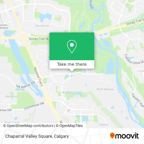 Chaparral Valley Square map