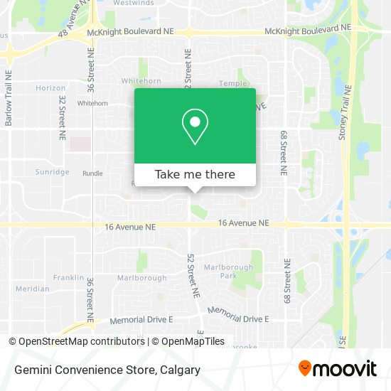 Gemini Convenience Store map