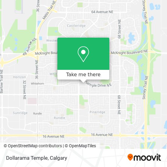 Dollarama Temple plan