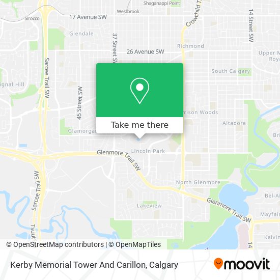 Kerby Memorial Tower And Carillon map
