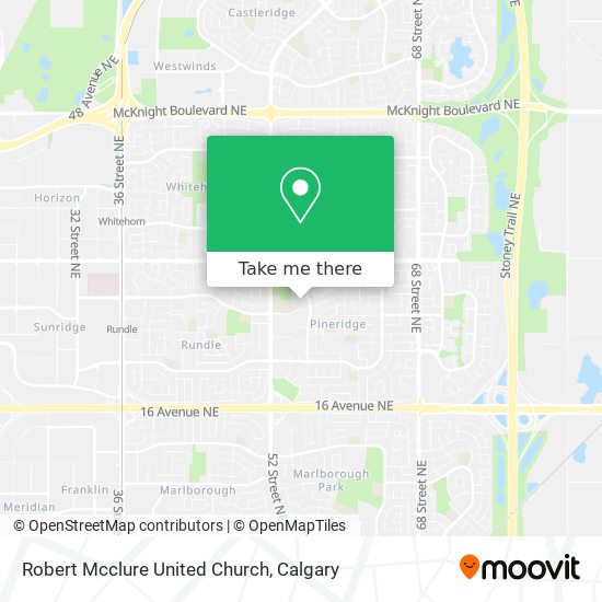Robert Mcclure United Church map