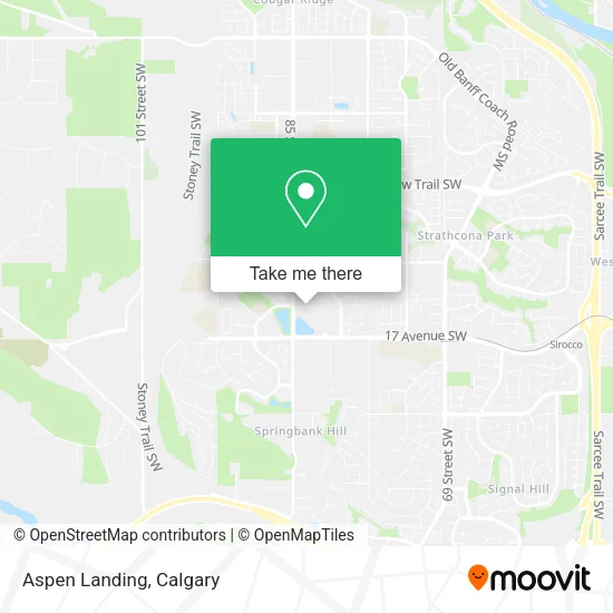 Aspen Landing map