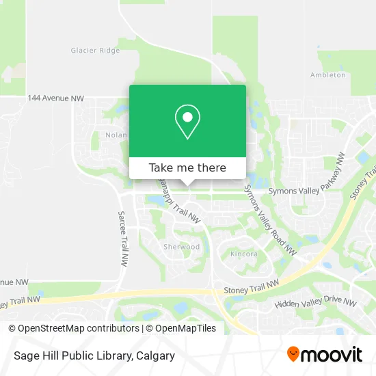 Sage Hill Public Library map