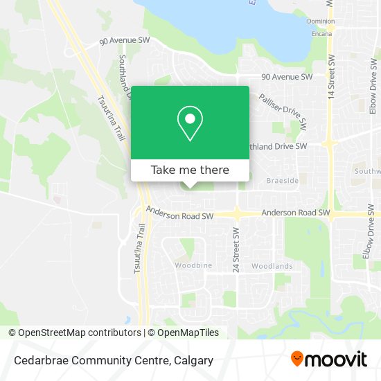 Cedarbrae Community Centre map