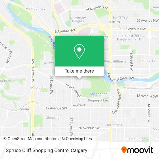 Spruce Cliff Shopping Centre map