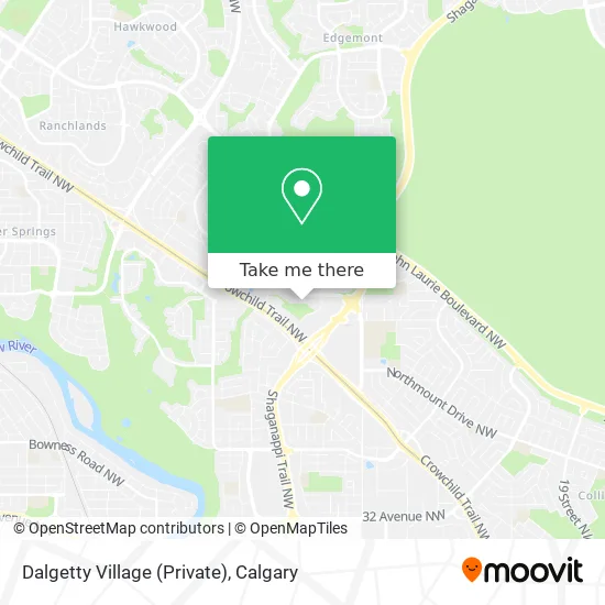 Dalgetty Village (Private) map