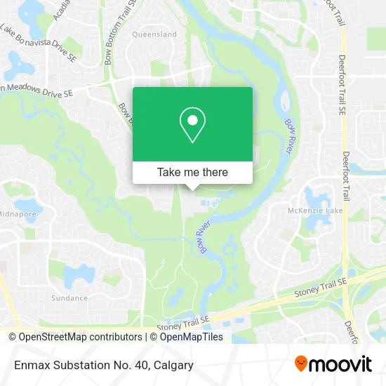 Enmax Substation No. 40 map