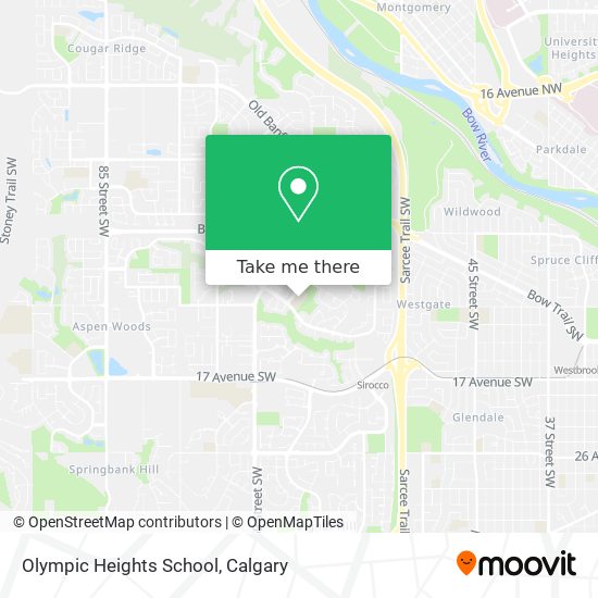 Olympic Heights School map