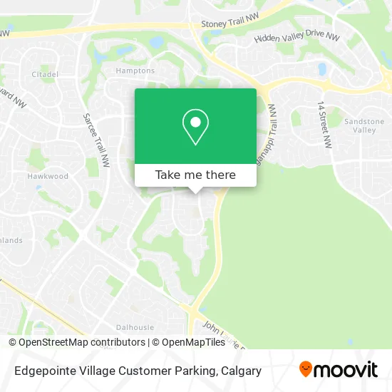 Edgepointe Village Customer Parking map