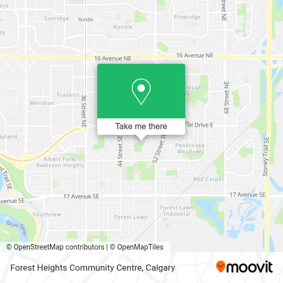 Forest Heights Community Centre map