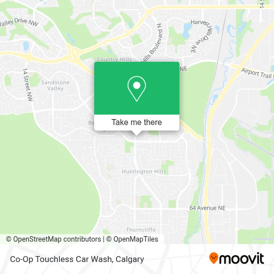 Co-Op Touchless Car Wash map