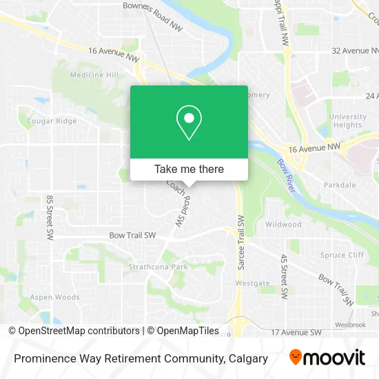 Prominence Way Retirement Community map